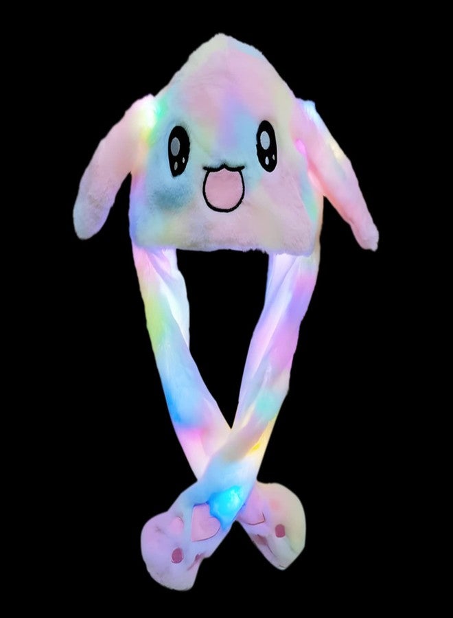 ZCINT Rabbit Bunny Hat Ear Moving Jumping Funny Plush Cap for Kids Adults Christmas, Cosplay, Party Cute Animal Hats(multicolor) - Image 1